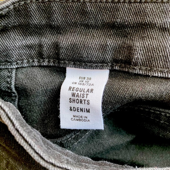 &Denim black shorts from h&m - Picture 6 of 10